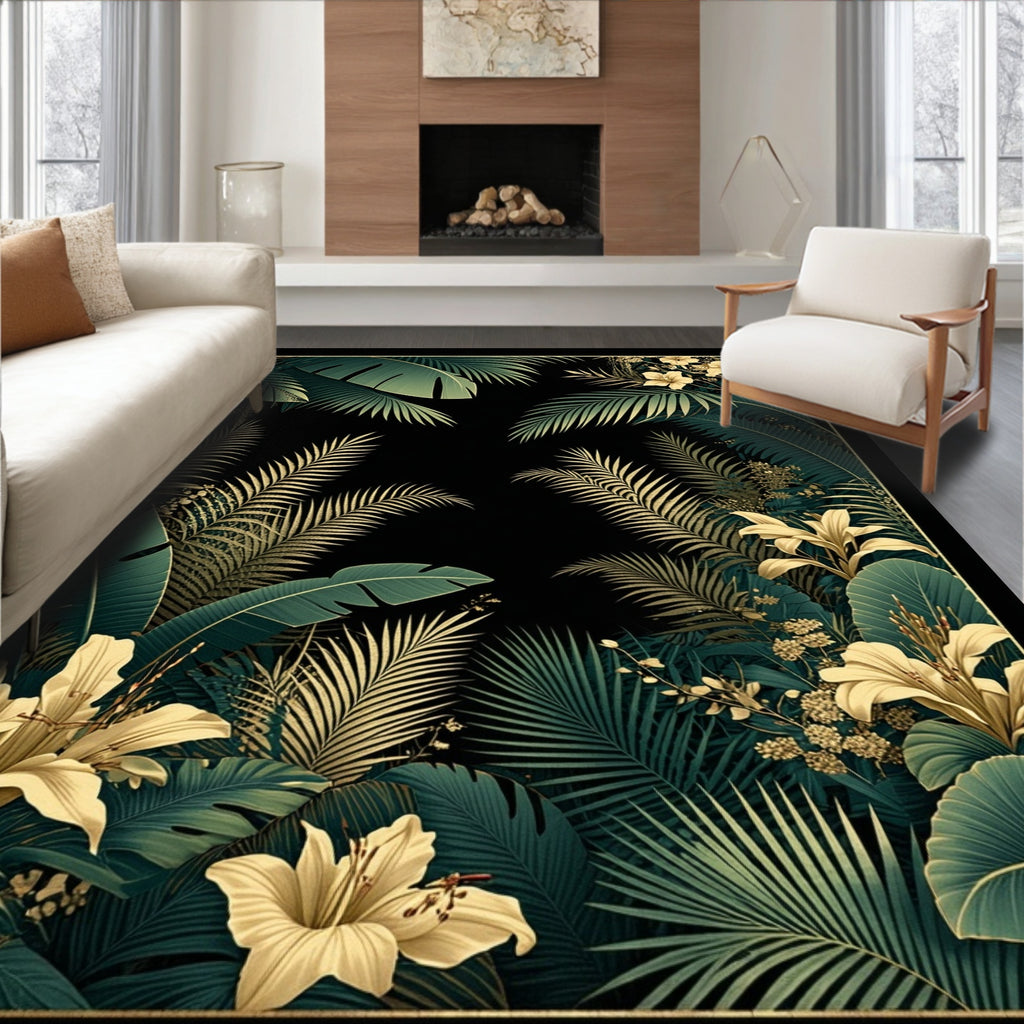 Botanical Garden Jungle Paradise Rug