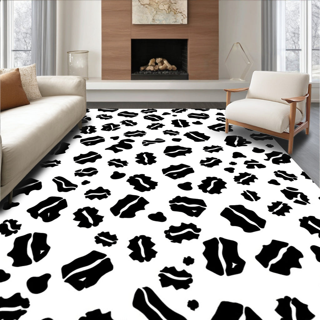 Abstract Blob PatternRug Rug