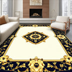 Ornate Floral Medallion Luxury Rug