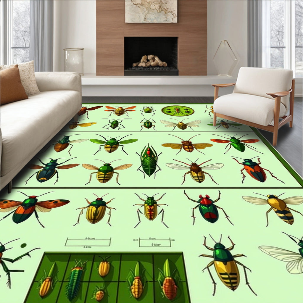 Insect Case Rug Insect Collection In 4 Styles Rug – bauhaus