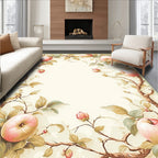 Vintage Apple Blossom Vine Pattern Rug
