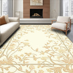 Elegant Floral Vine Border Design Rug
