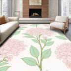 Soft Floral Bloom Nature Inspired Rug