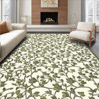 Vine And Leaf Pattern Rug