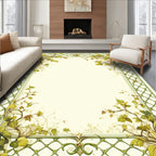 Art Nouveau Ivy Vine Border Design Rug