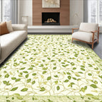 Vine Leaf Botanical Pattern Rug