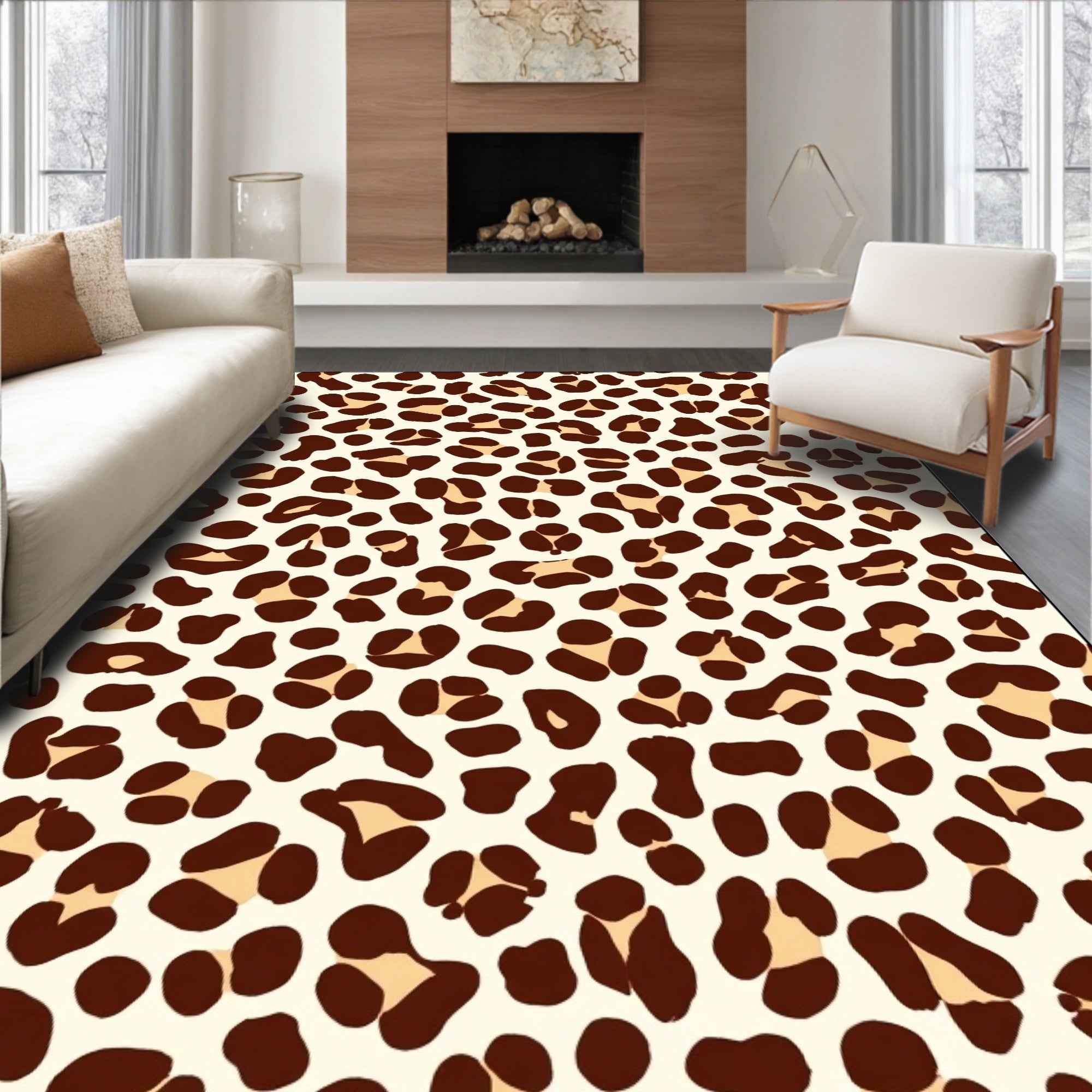 Classic Animal Spot Pattern Rug