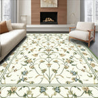 Elegant Floral Vine Pattern Rug
