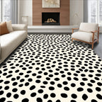 Hand Drawn Dot Pattern Rug