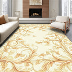 Elegant Floral Scrollwork Design Rug