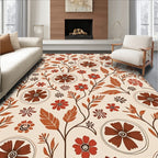 Floral Branch With 2 Tones Rug