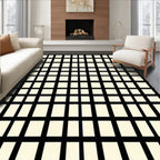 Lattice Grid Graphic Design Rug