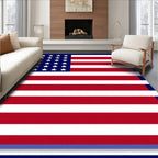Classic Stars and Stripes Pattern Rug