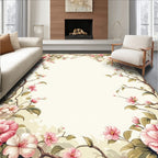 Vintage Floral Branch Blossom Design Rug