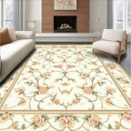 Elegant Floral Vine Garden Pattern Rug