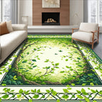 Enchanting Canopy Woodland Pattern Rug