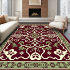 Elegant Floral Vine Design Rug