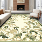 Ornate Floral Vine Pattern Rug