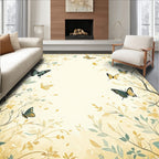 Delicate Butterflies in Golden Grove Design Rug