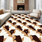 Modern Abstract Geometric Pattern Rug