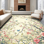 Ethereal Spring Branch Birds Garden Rug