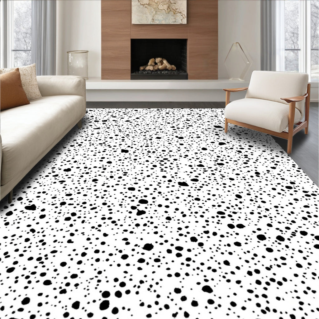 Speckled Dot Contemporary Pattern Rug