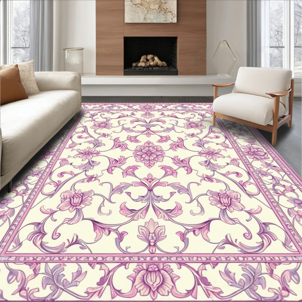 Elegant Floral With A Soft Hue Rug