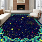 Celestial Starry Night Garden Rug
