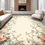 Floral Vine Art Nouveau Rug