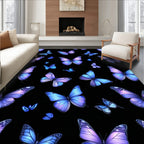Enchanting Butterfly Pattern Design Rug