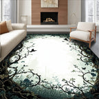 Enchanted Forest Birds Bloom Rug