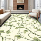 Classic Vine Leaf Pattern Design Rug