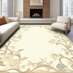 Elegant Floral Vines Pattern Rug