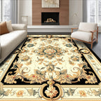 Classic Floral Scrollwork Pattern Rug
