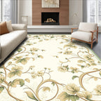 Vintage Floral Vines Pattern Design Rug