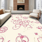 Ornate Floral Swirls Pattern Rug