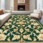 Ornate Floral Vine Pattern Rug