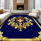 Royal Crest Scrollwork Decorative Rug