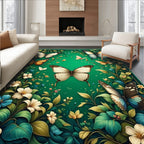 Lush Garden Butterfly Medley Rug