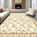 Filigree Floral Vine Pattern Rug