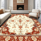 Classic Floral Swirls Patterned Rug