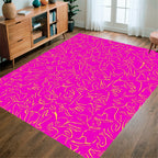 Vibrant Abstract Figure Pattern Rug
