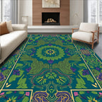 Art Nouveau Floral Mandala Design Rug