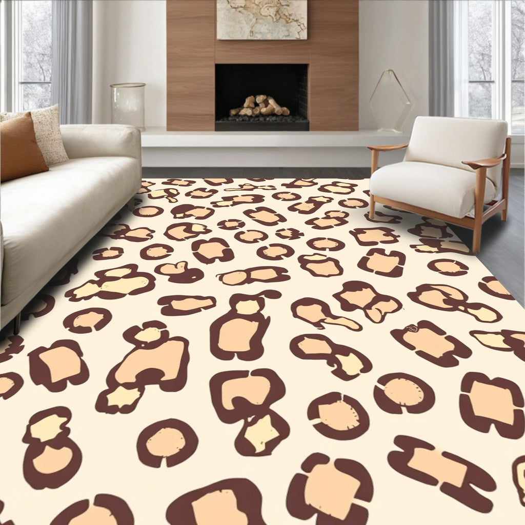 Bold Animal Print Pattern Rug