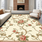 Classic Floral Vine Patterned Rug