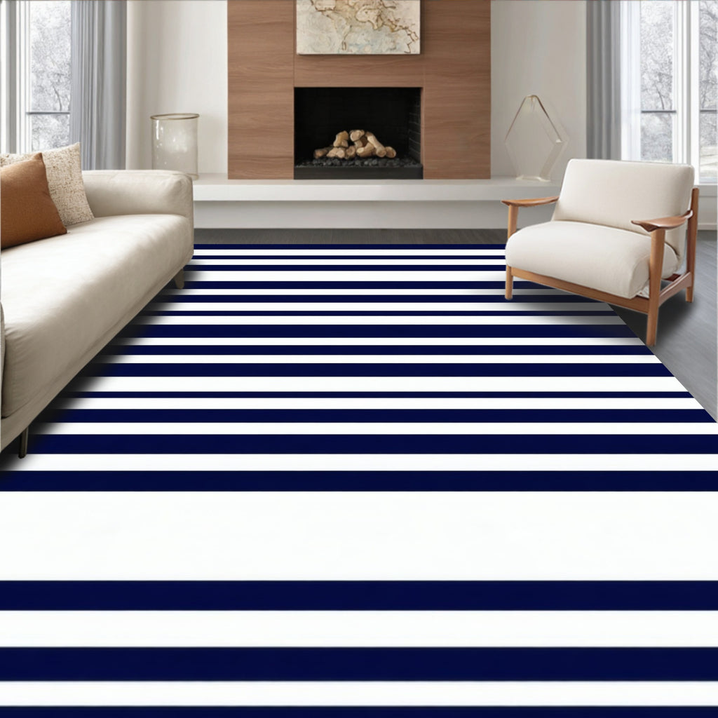 Crisp Stripes Classic Design Rug