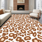 Leopard Print Bold Contemporary Design Rug