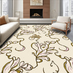 Art Nouveau Floral Swirls Rug