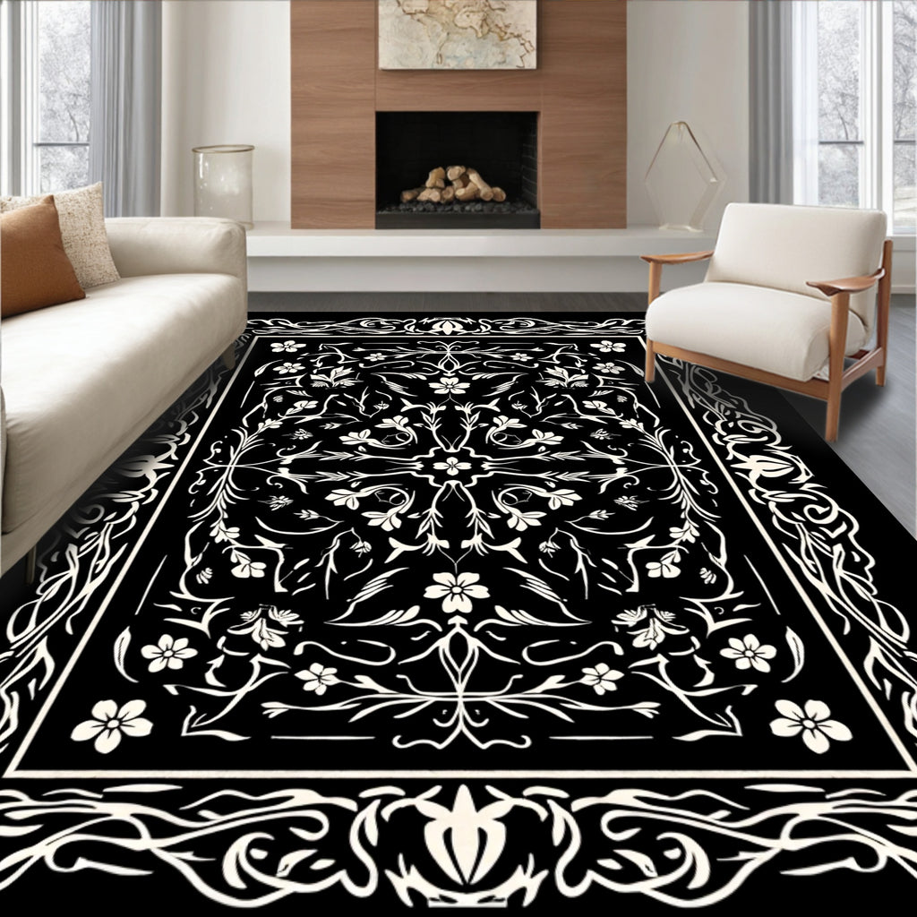 Floral Vine Symmetry Rug