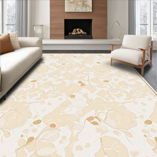 Abstract Organic Floral Pattern Rug